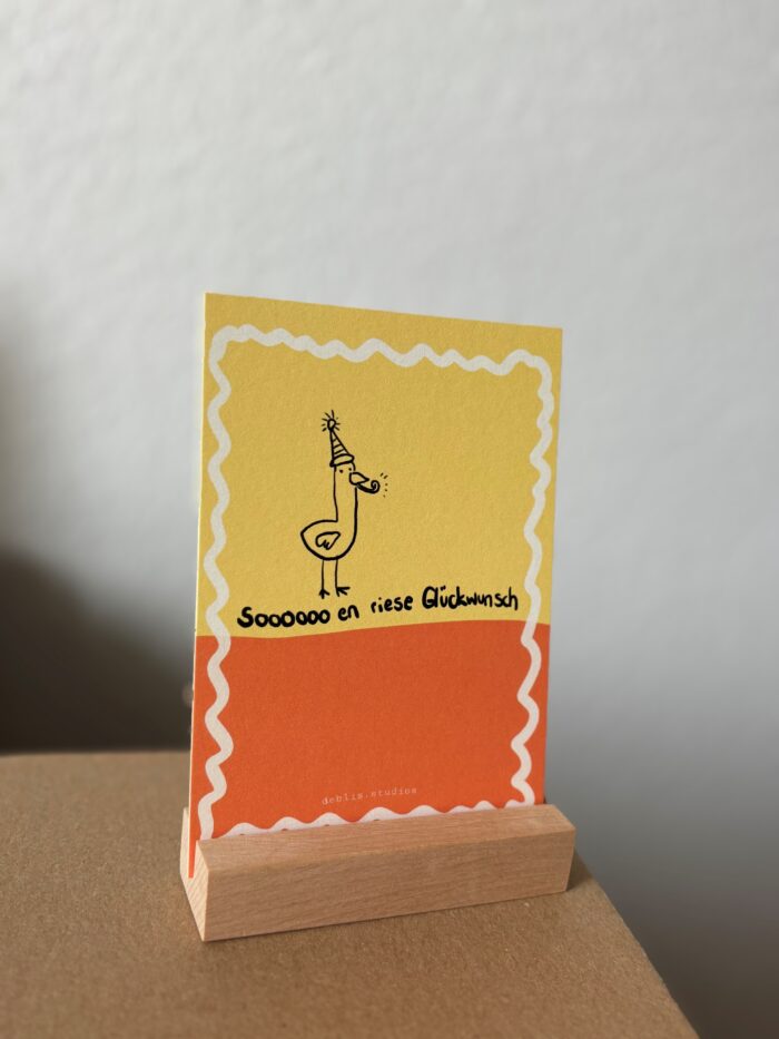 Soooooo en riese Glückwunsch (Gelb / Orange)